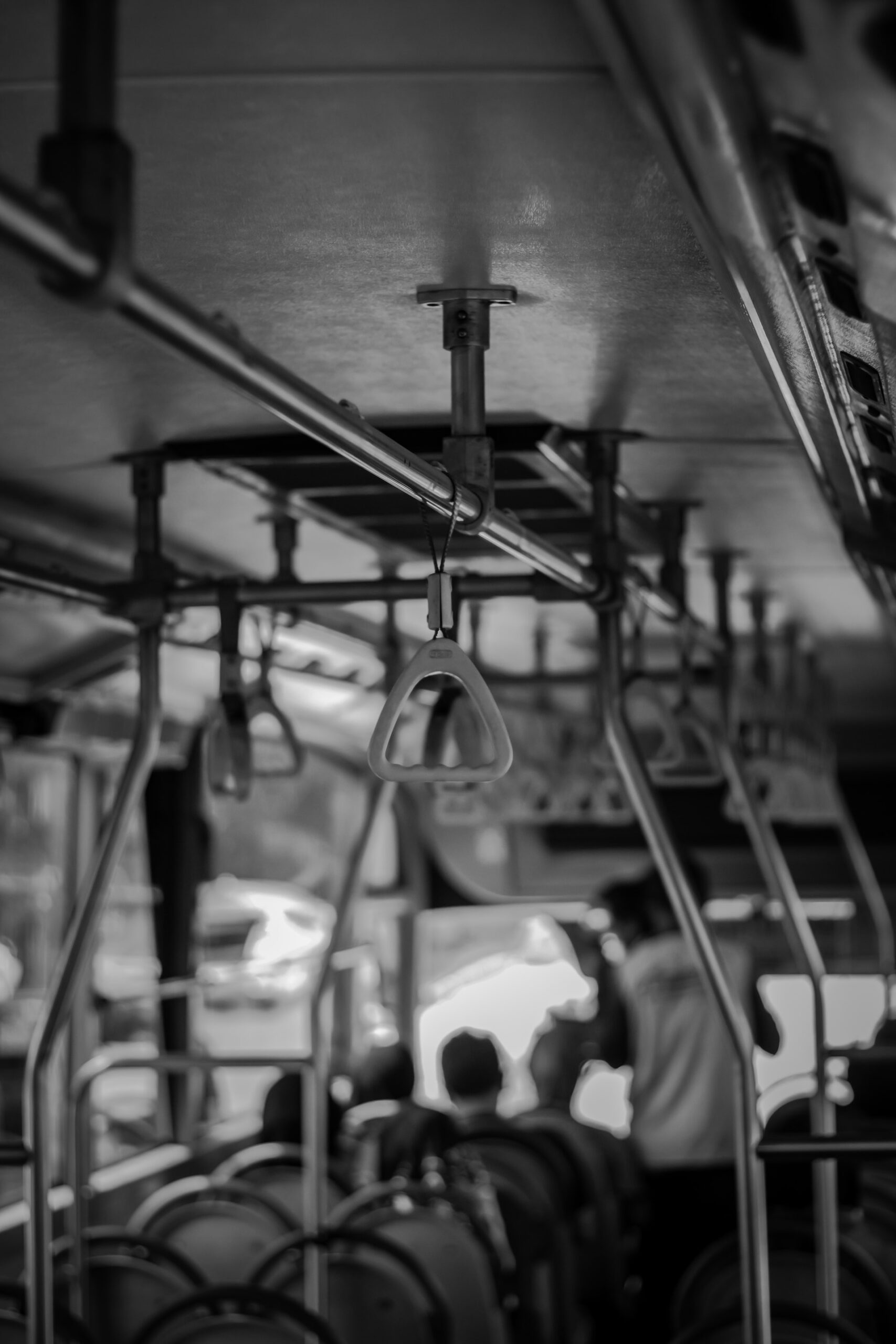 Bus interior - stock photo