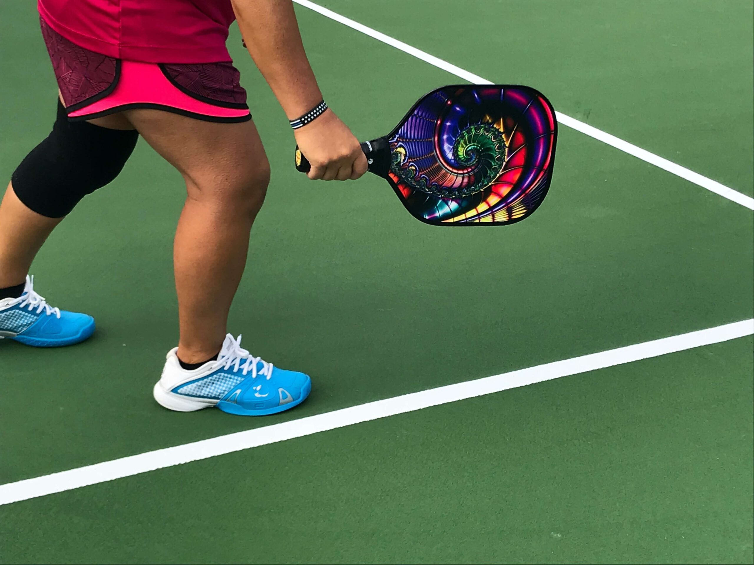 Pickleball court - stock photo