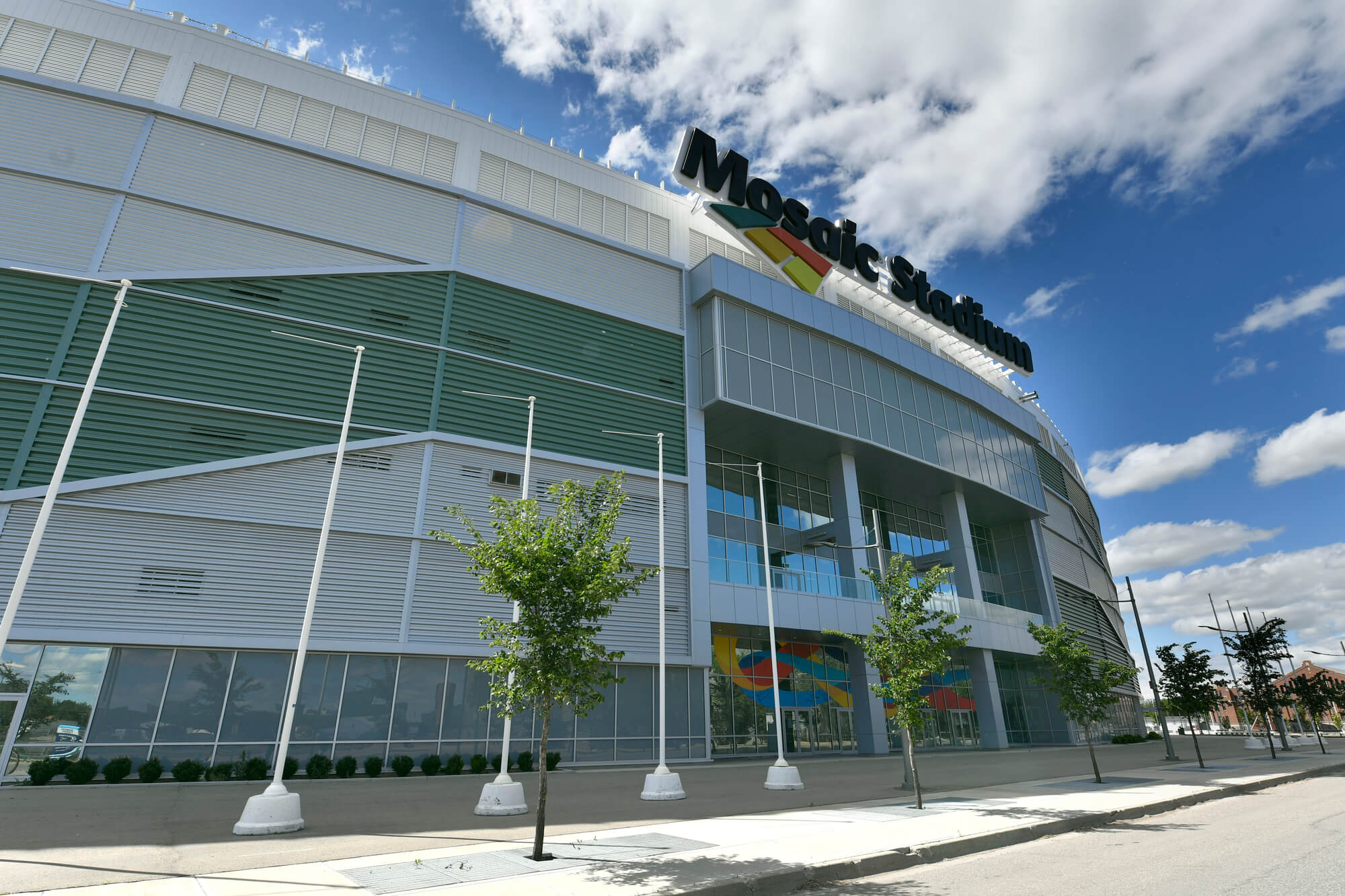 Mosaic Stadium at the REAL District, Regina, SK.