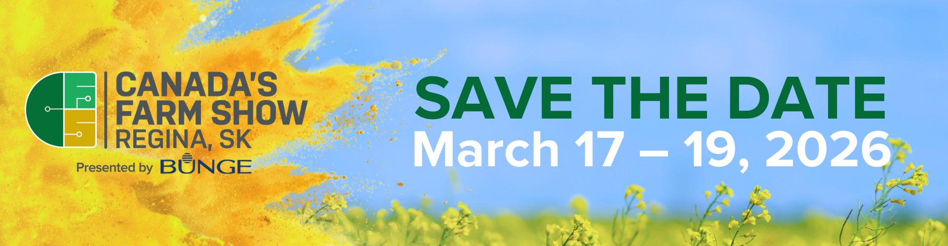 Canada's Farm Show 2026 date announcement.